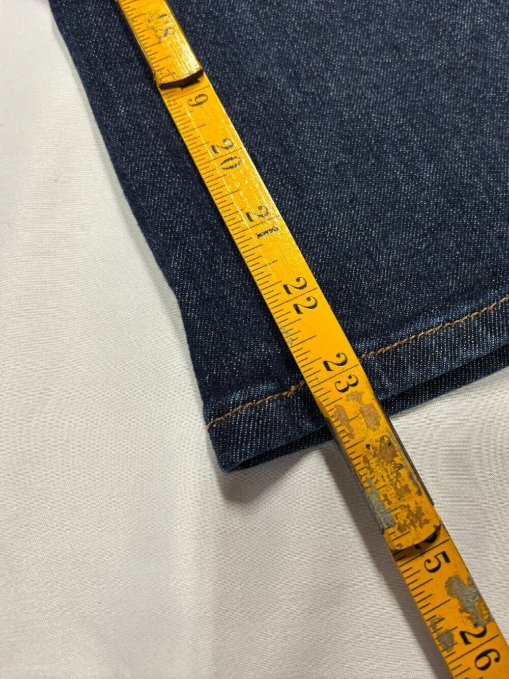 Judy Blue Dark Blue Wide Leg Jeans Sz 15/32. lot N - Picture 2 of 6